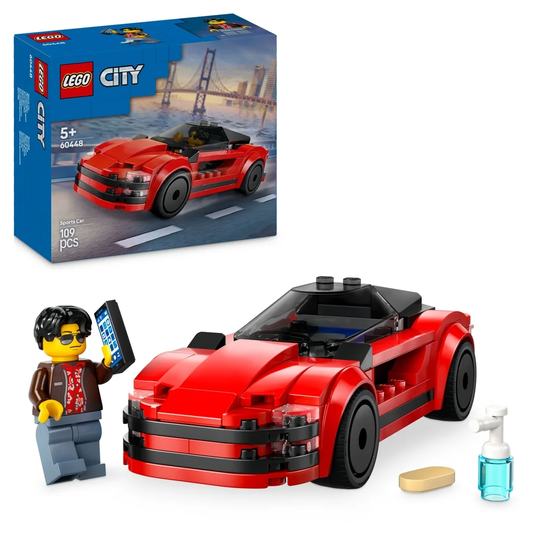 LEGO® City 60448 Červený športiak