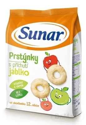 Sunar Detský snack Prstienky 1×50 g, detská výživa