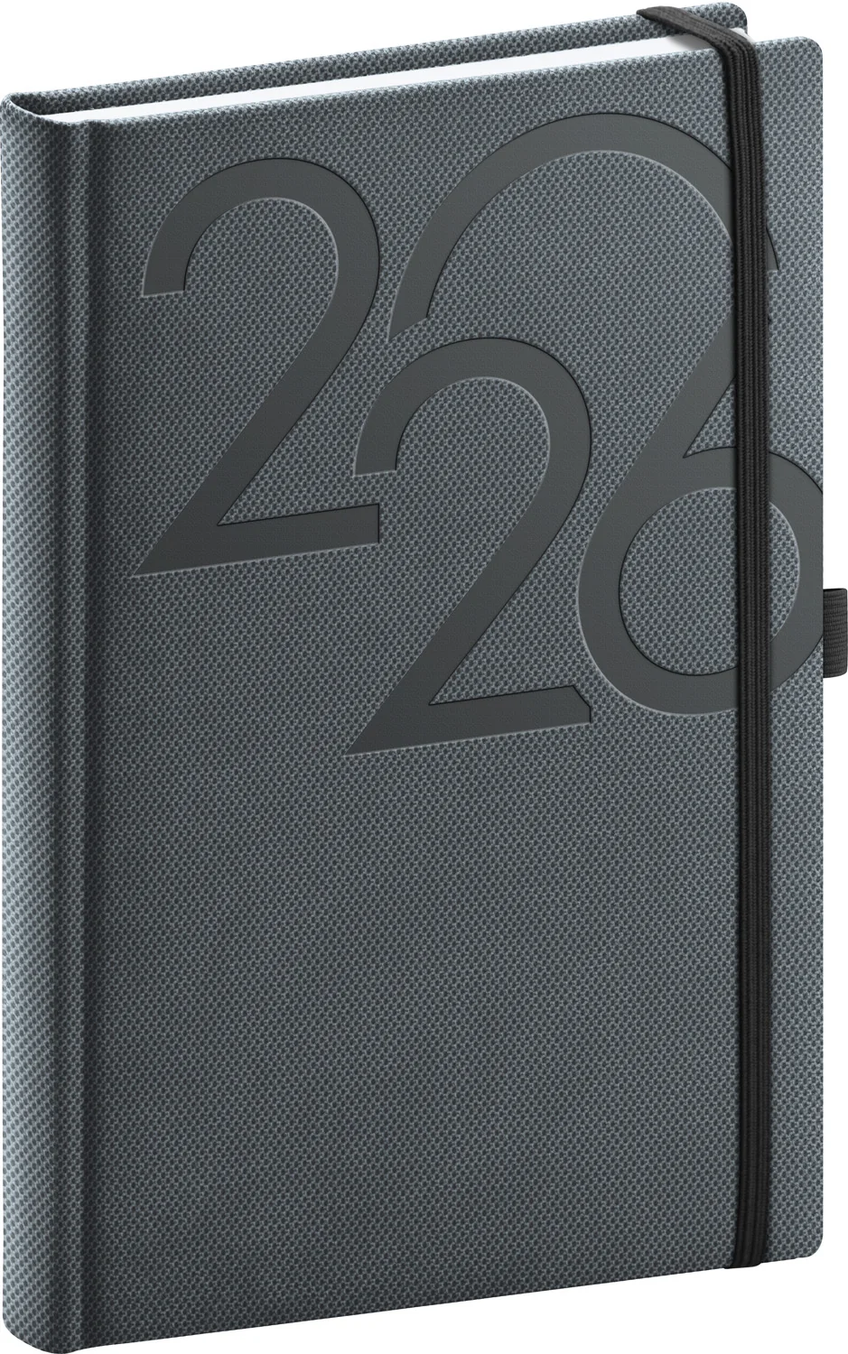 NOTIQUE Denný diár Ajax 2026 čierny 15 x 21 cm