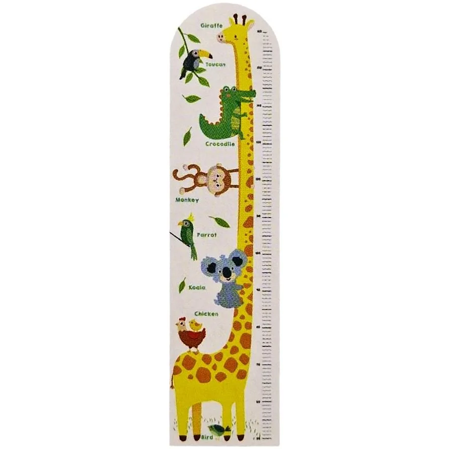 Detský meter na stenu žirafa 120cm