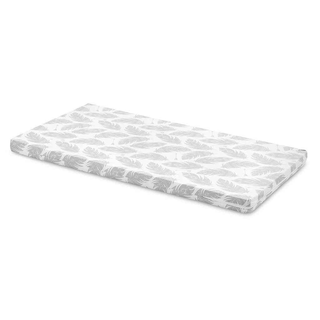 Penový matrac do postieľky Sensillo 120X60x6 cm pierka sivé ,
