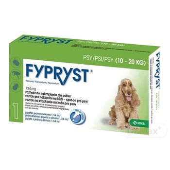 FYPRYST PSY 10-20 KG 1×134 mg, liečivo pre psov