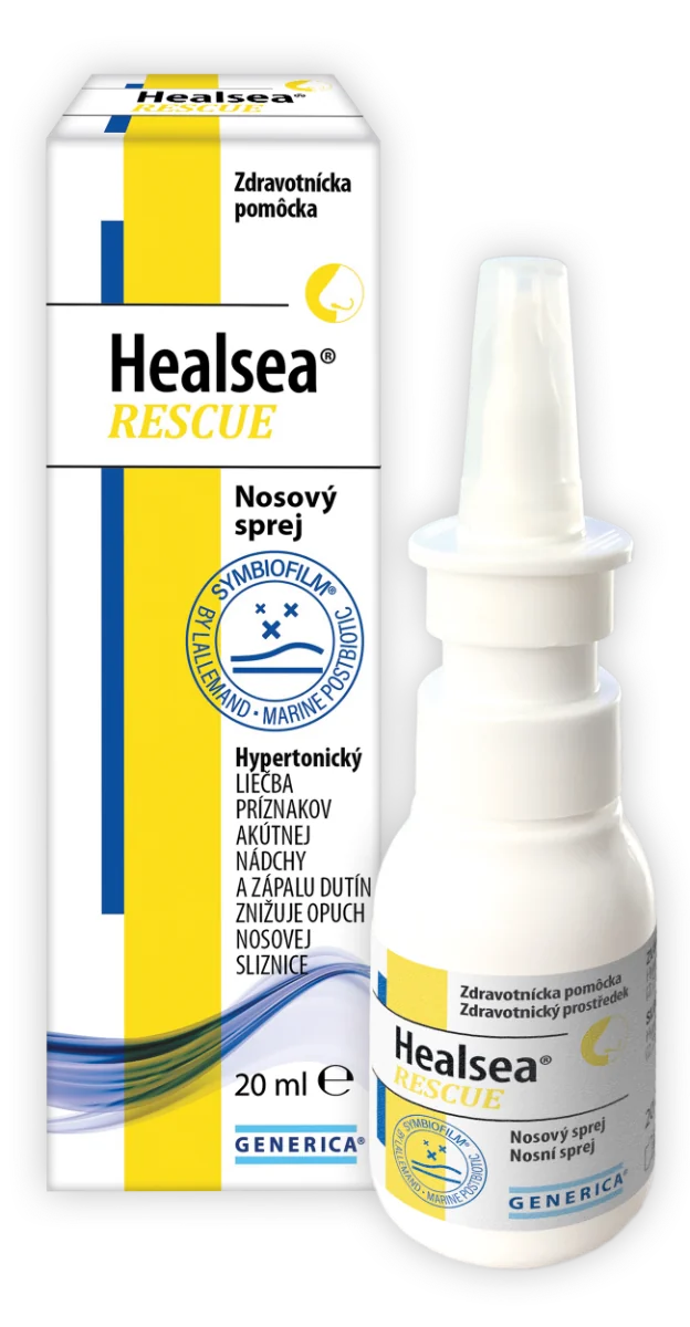 Healsea® RESCUE nosový sprej, 20 ml 1×20 ml, 100% prírodný nosový sprej