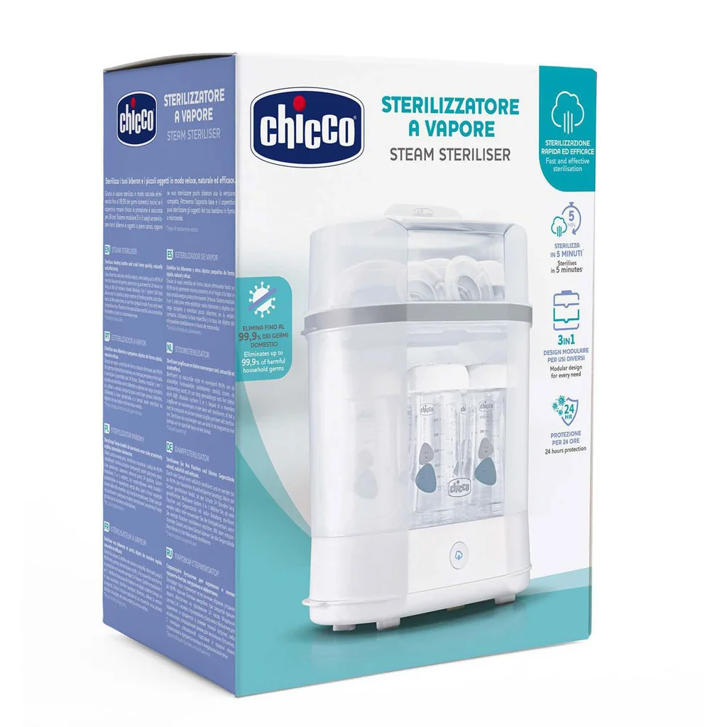 CHICCO Sterilizátor parný elektrický 3v1 1x1 ks