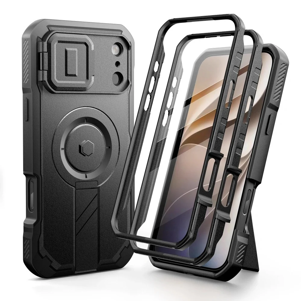 Tech-Protect Kevlar MagSafe kryt na iPhone 17 Pro Max / 18 Pro Max, čierny