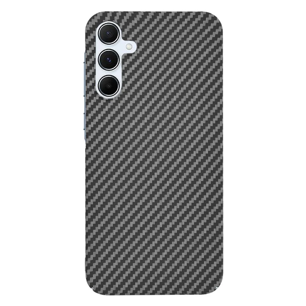 Ochranný obal s karbónovým vzorom pre Samsung Galaxy A55 - Čierna Polykarbonát, elegantný dizajn