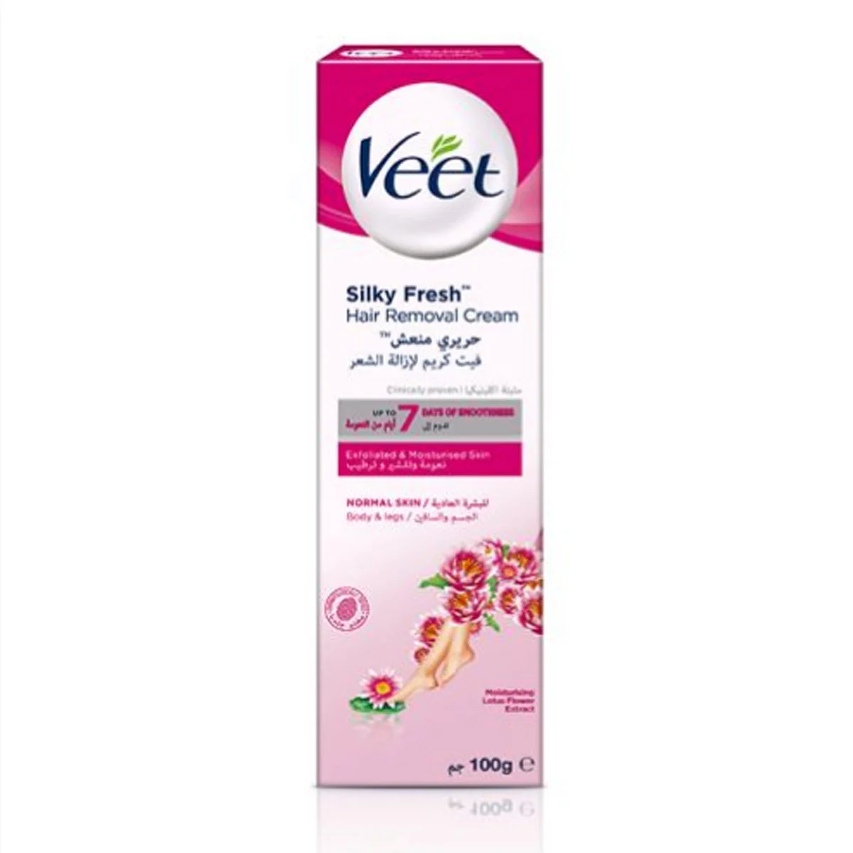 VEET depilačný krém 100ml – normálna pokožka depilačný krém, 1x100ml