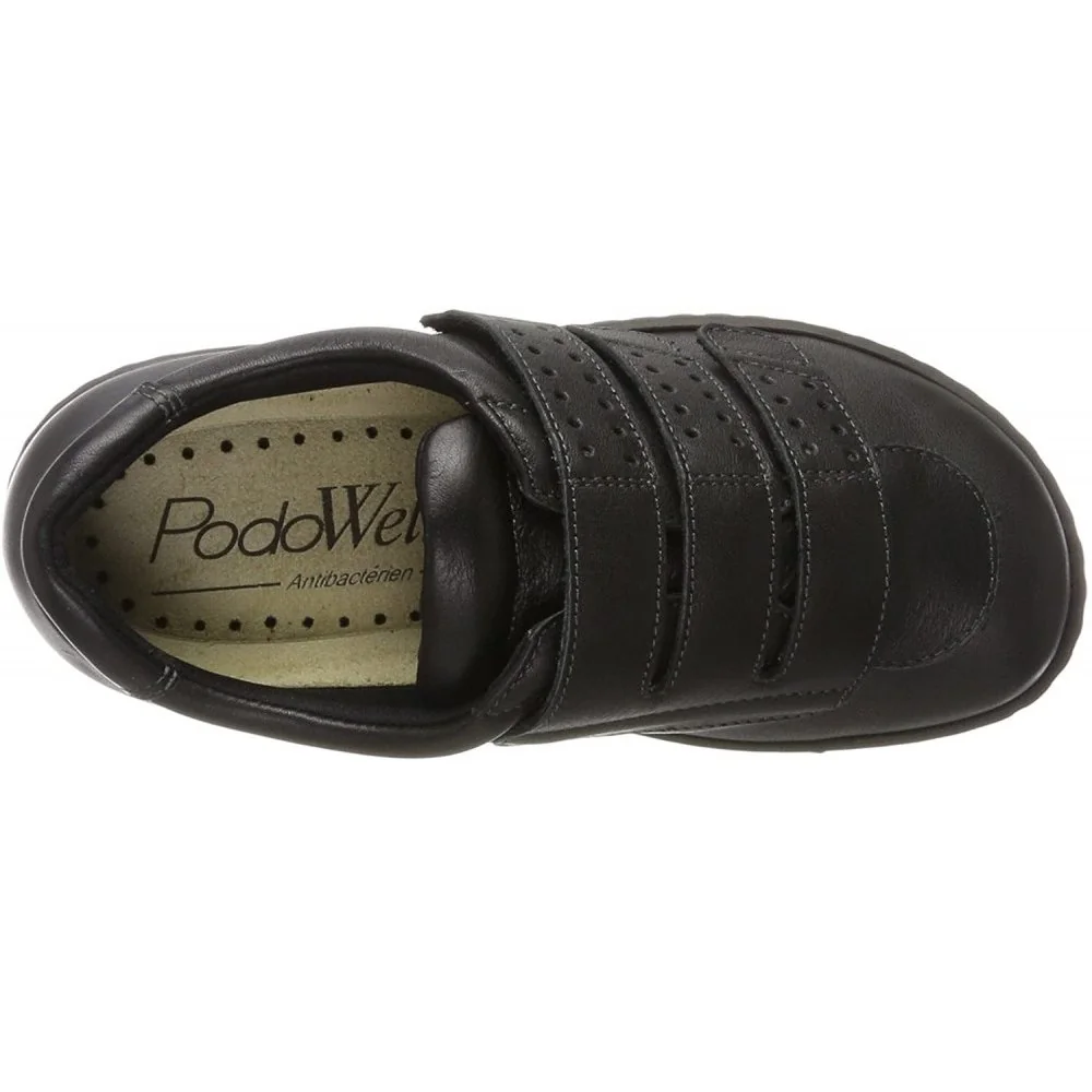 AQUITAINE diabetická poltopánka unisex, čierna, veľkosť: 39