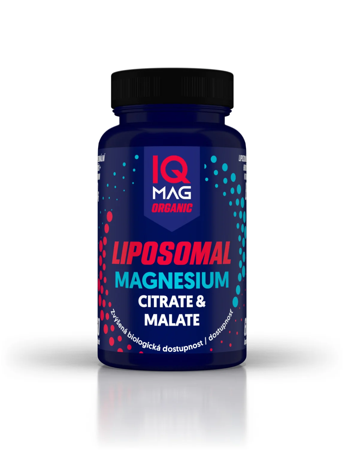 IQ Mag ORGANIC lipozomálny horčík Mg+B6 20 tbl