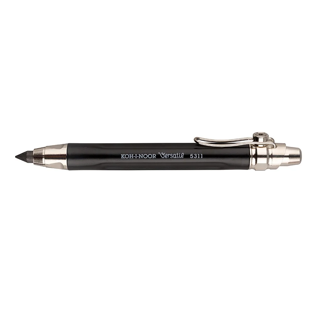 Mechanická ceruzka versatilka 5,6 mm, čierna Kovová, čierna