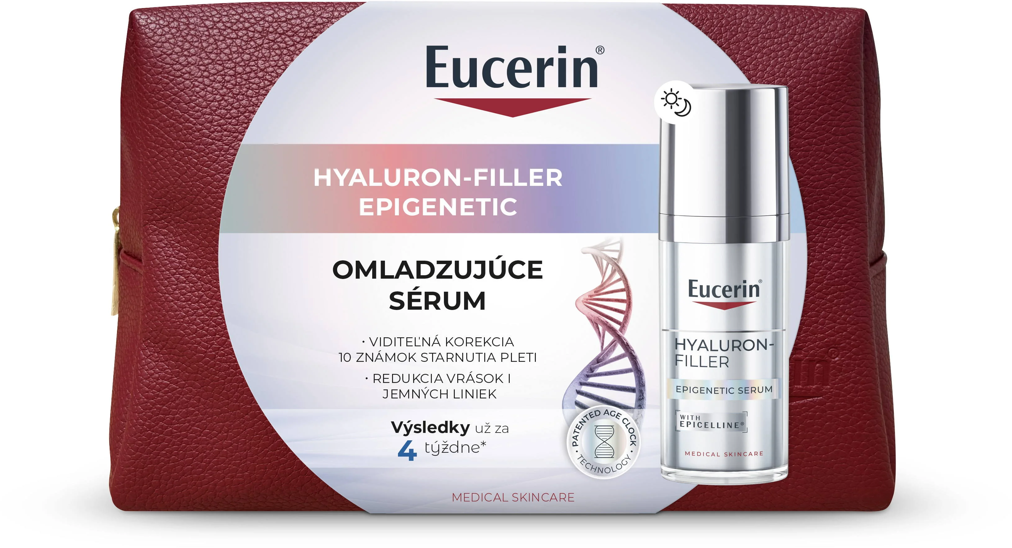 Eucerin Vianočná taštička HYALURON-FILLER EPIGENETIC Omladzujúce sérum 1 set