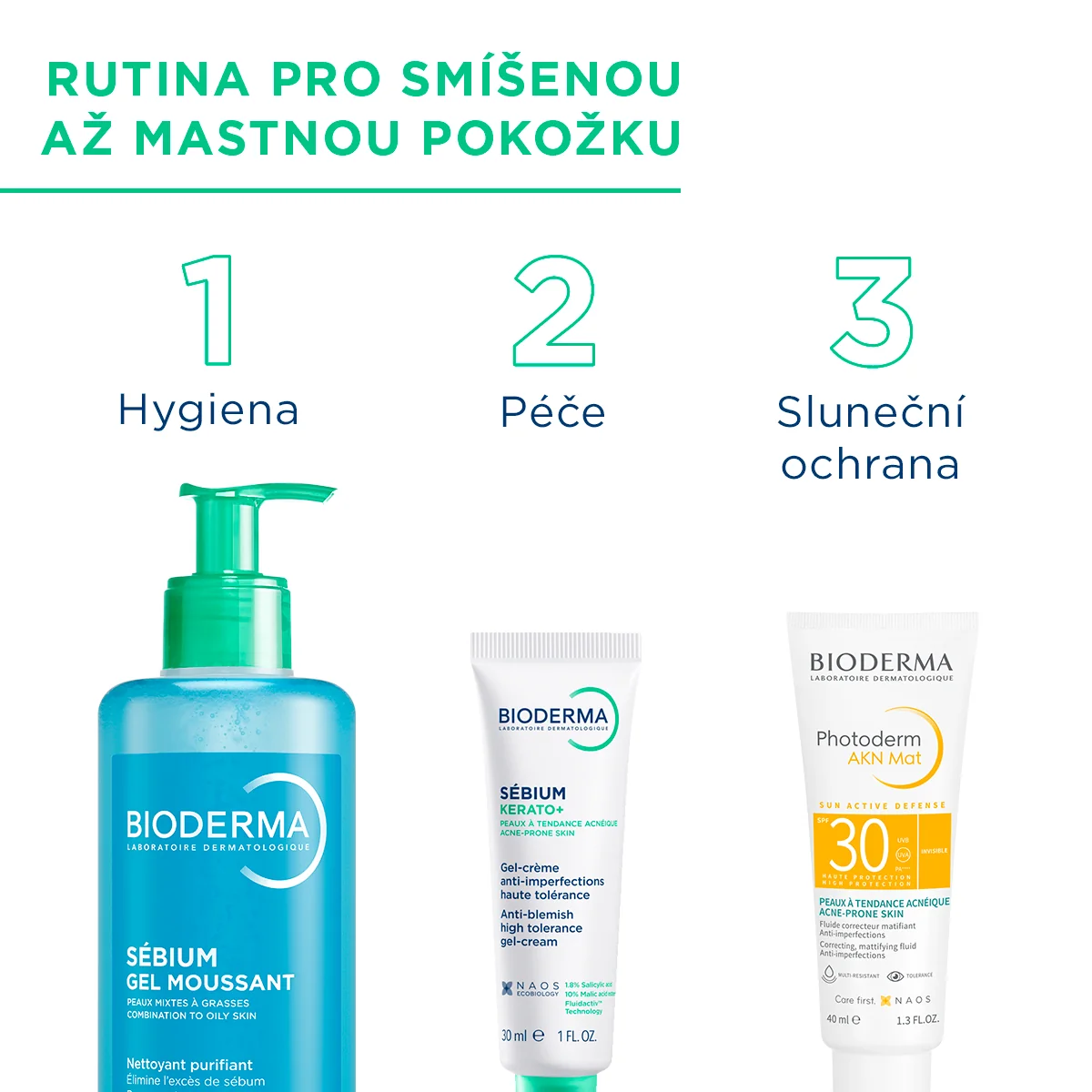BIODERMA Sébium Gel moussant čistiaci gél na zmiešanú a mastnú pleť 400 ml
