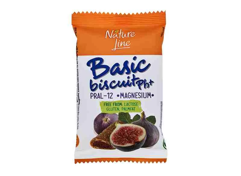 NATURE LINE BASIC BISCIUTS pH+ fig 1×50 g, zdravá sladkosť