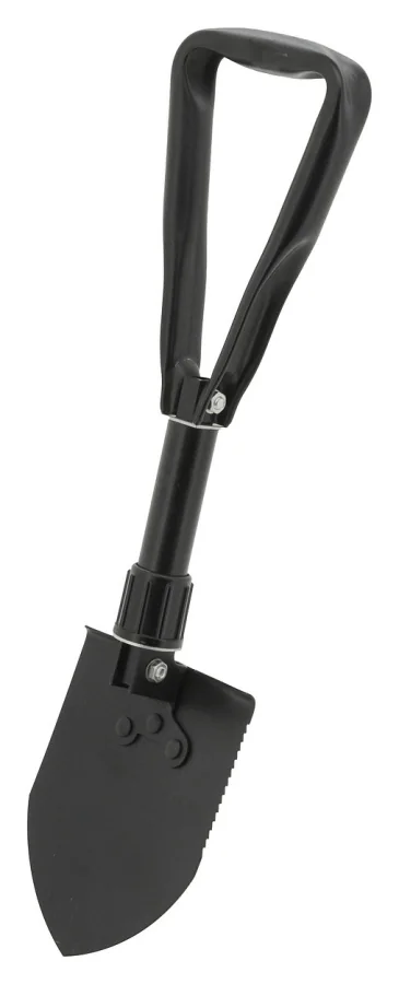 Multifunkčná skladacia lopatka 58 cm, čierna