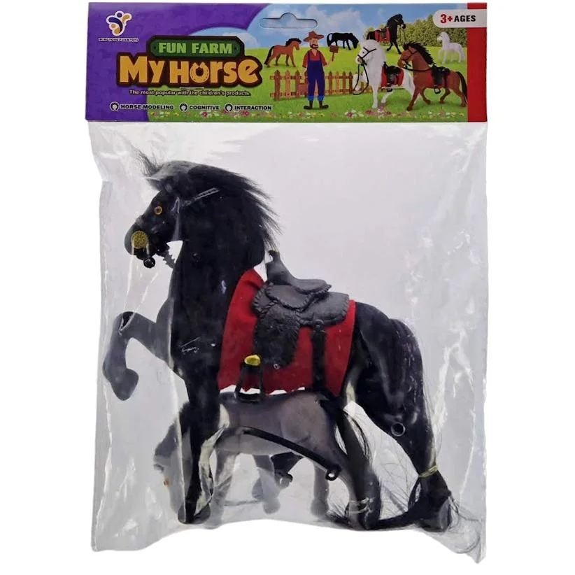 Kôň so žriebätkom 17cm