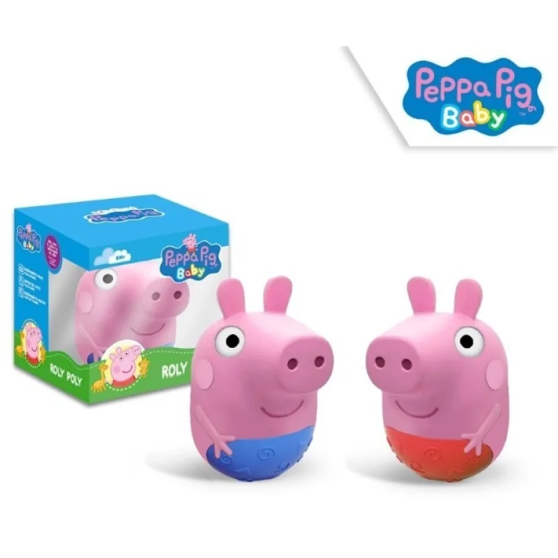 Kids Euroswan Peppa Pig Roly Poly hračka so zvukovými efektmi