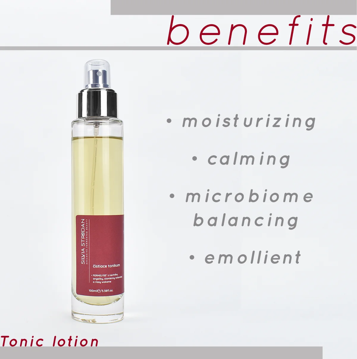 Čistiace tonikum, 100ml - exkluzívna beauty-fermentovaná kozmetika, slovenský výrobok
