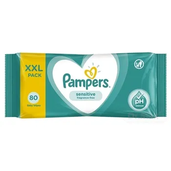 PAMPERS Baby Wipes Sensitive 1×80 ks, vlhčené obrúsky XXL pack