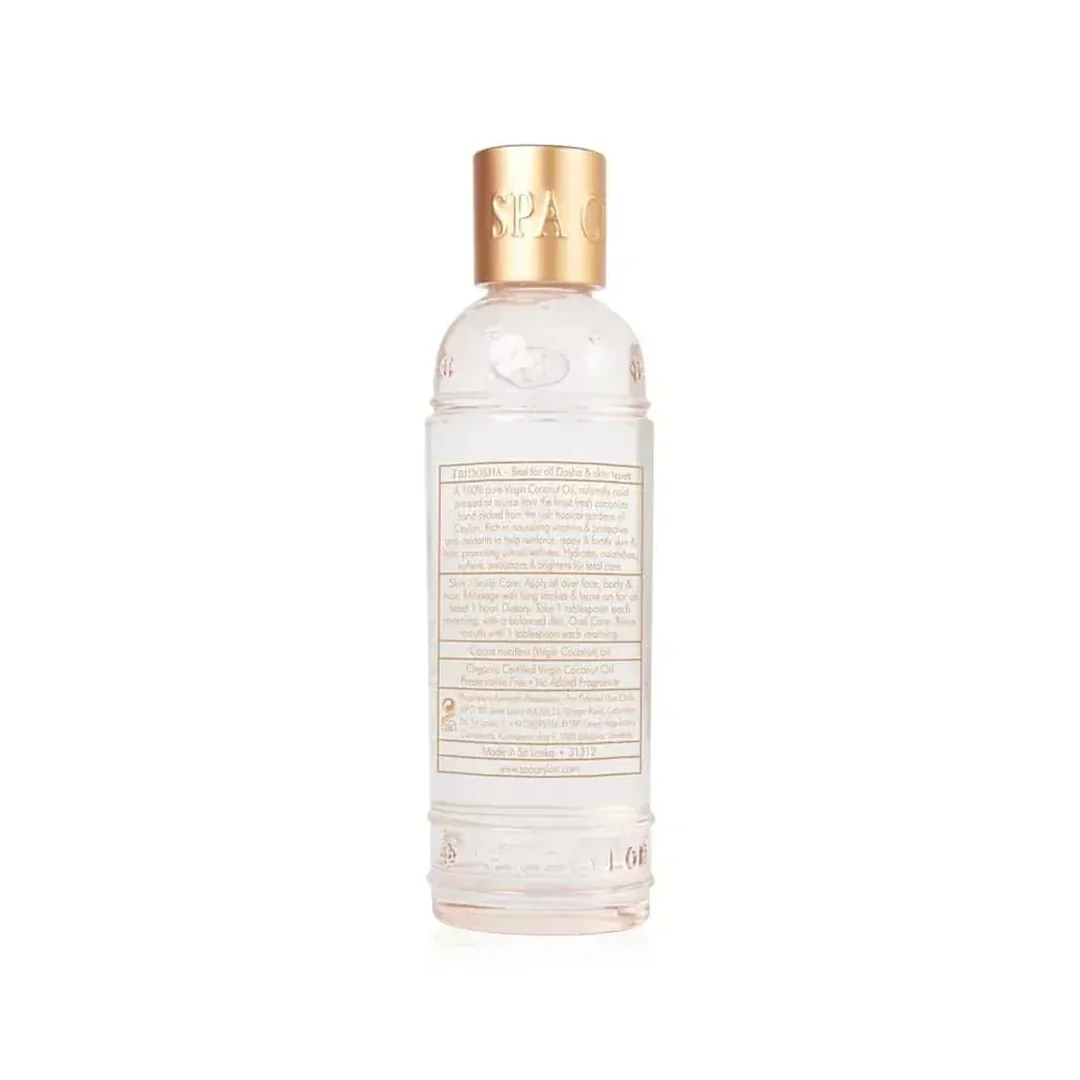 Čistý a prírodný organický kokosový olej Virgin Coconut 100 ml