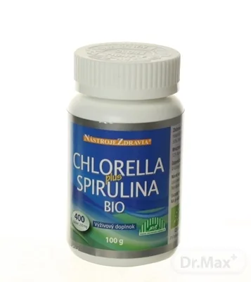 CHLORELLA plus SPIRULINA BIO 1×400 tbl, chlorella
