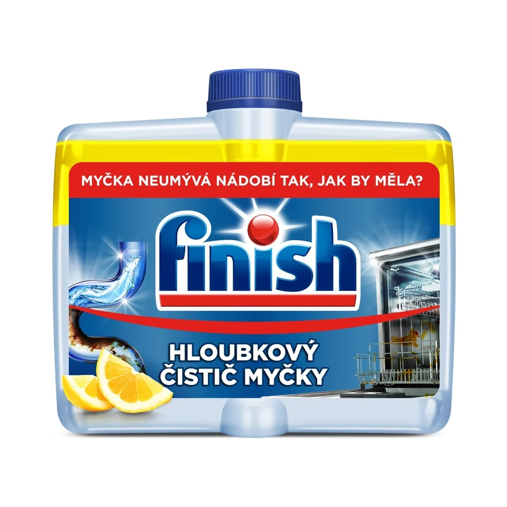 Finish Čistič umývačky Lemon Sparkle 250 ml
