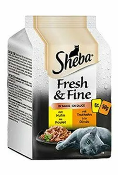 Sheba Kapsička Fresh&Fine Mix Hovädzie A Kura 6x50g 6×50 g