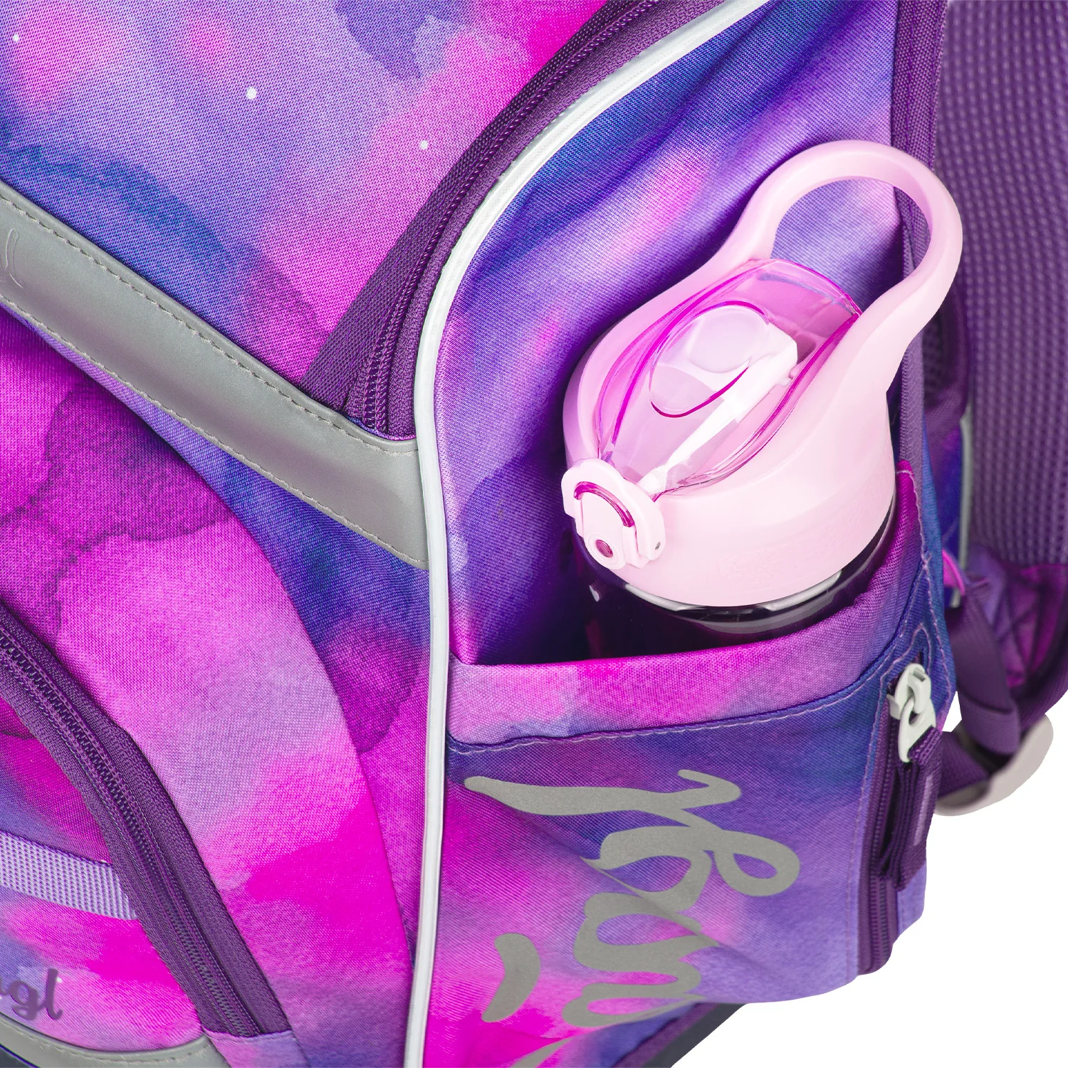 Baagl Školská aktovka Zippy Plus Kôň fialová Ergonomická, súprava