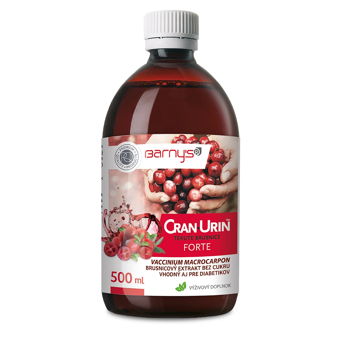 Barny's CRAN-URIN FORTE 1×500 ml, tekuté brusnice