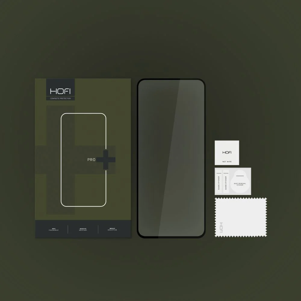 HOFI Glass Pro Full Screen ochranné sklo na Xiaomi Redmi 12, čierne