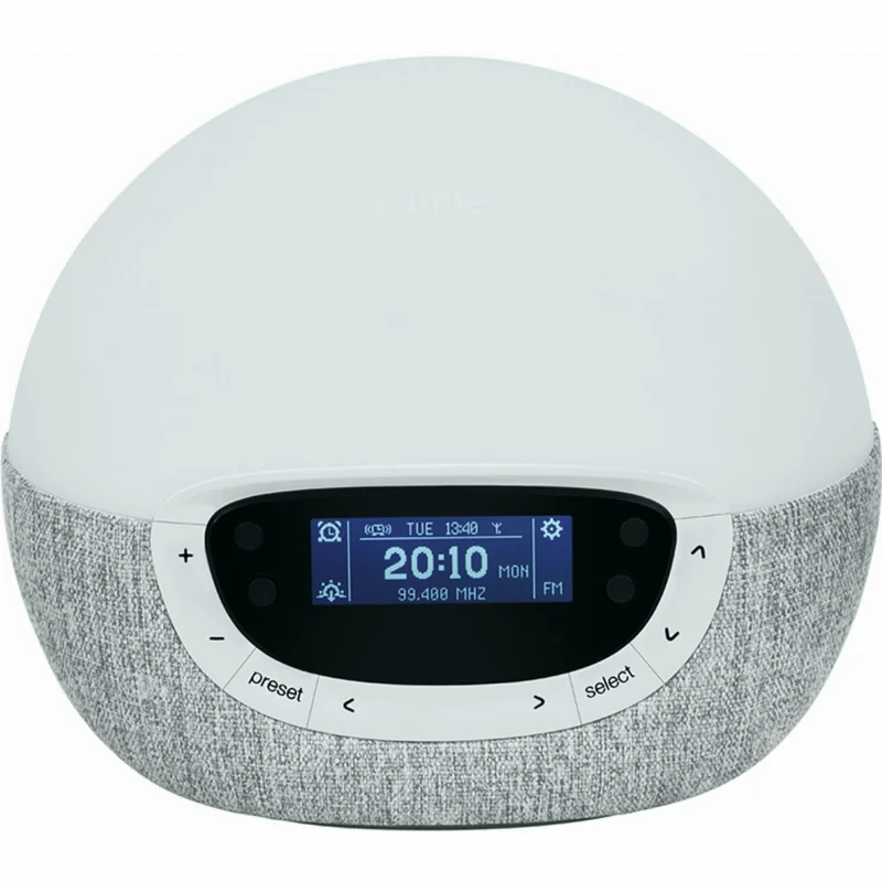 LUMIE Bodyclock Shine 300 LED svetelný budík s FM rádiom