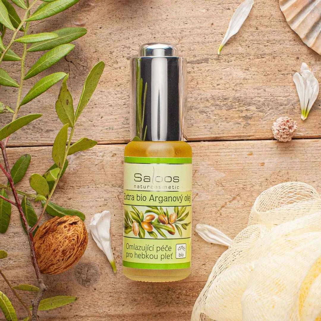 Saloos Rastlinný olej ARGÁNOVÝ BIO 1×20 ml, olej na vrásky