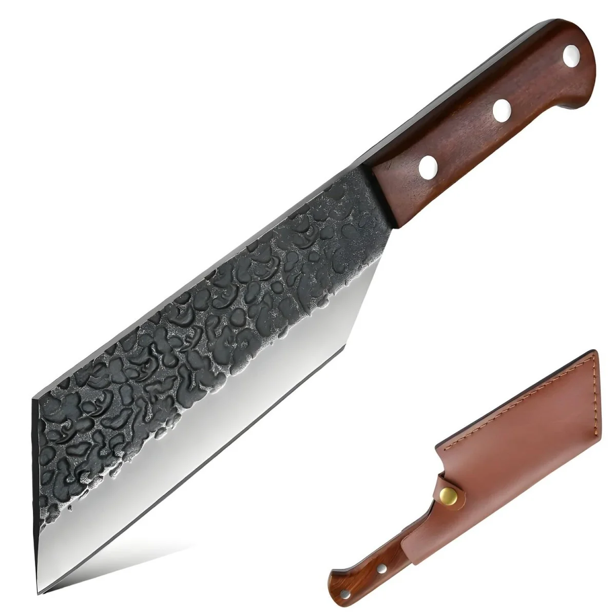 Kuchynský sekáčik Jamagata-Hnedá Cleaver knife-28cm