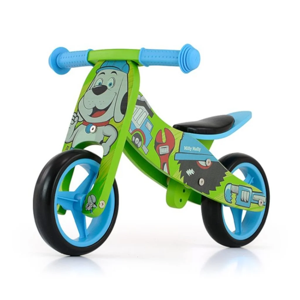 Detské multifunkčné odrážadlo bicykel 2v1 Milly Mally JAKE Bob ,