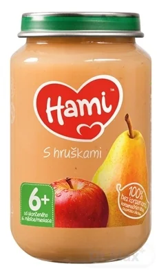 Hami ovocný príkrm S hruškami 1×200 g, (od ukonč. 6. mesiaca)