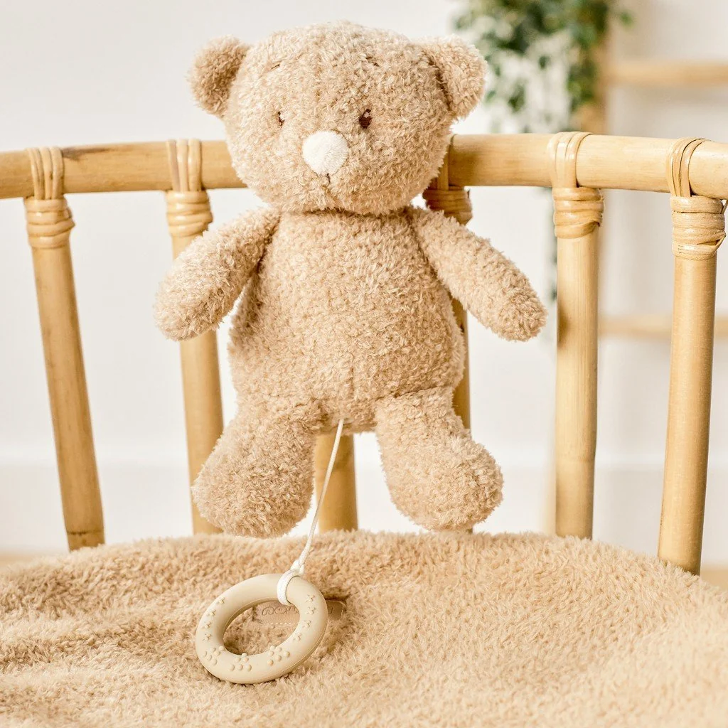 Hračka plyšová hudobná Teddy medvedík 24 cm, 0m+