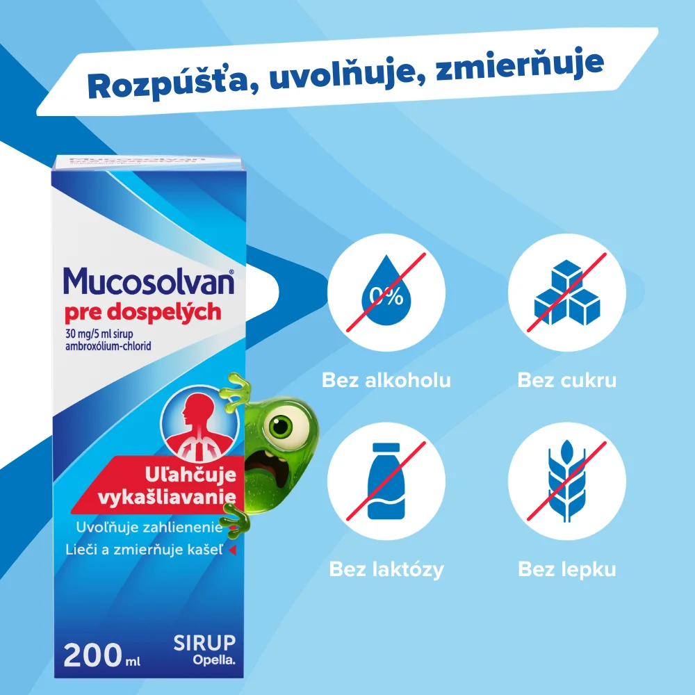 Mucosolvan® pre dospelých 200ml 200 ml
