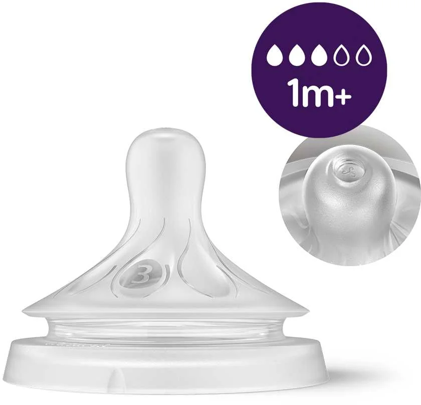 Philips AVENT Fľaša Natural Response 260 ml, 1m+ 3 ks 1×3 ks, fľaška