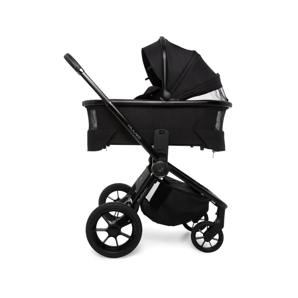Kočík kombinovaný Quick SE 2 Chromium black set 2v1