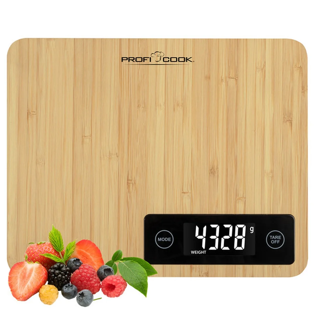 ProfiCook KW 1271 bambusová kuchynská váha 5 kg