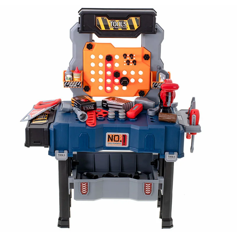 Sada detský stolík s náradím MOBILE TOOL TABLE 8035B 65ks