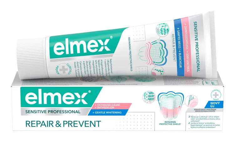 Elmex Sensitive ZP Repair & Prevent Gentle Whitening 75 ml