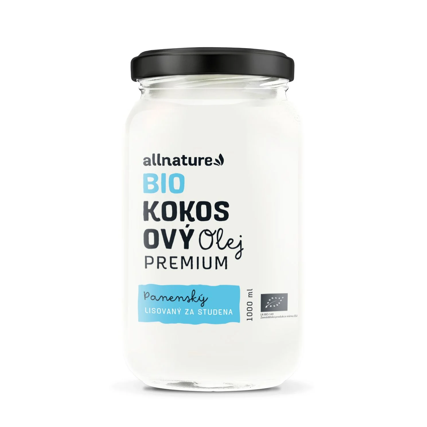 Allnature KOKOSOVÝ olej PREMIUM 1×1000 ml, kokosový olej