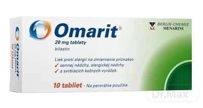 Omarit 20 mg 1×10 tbl, liek