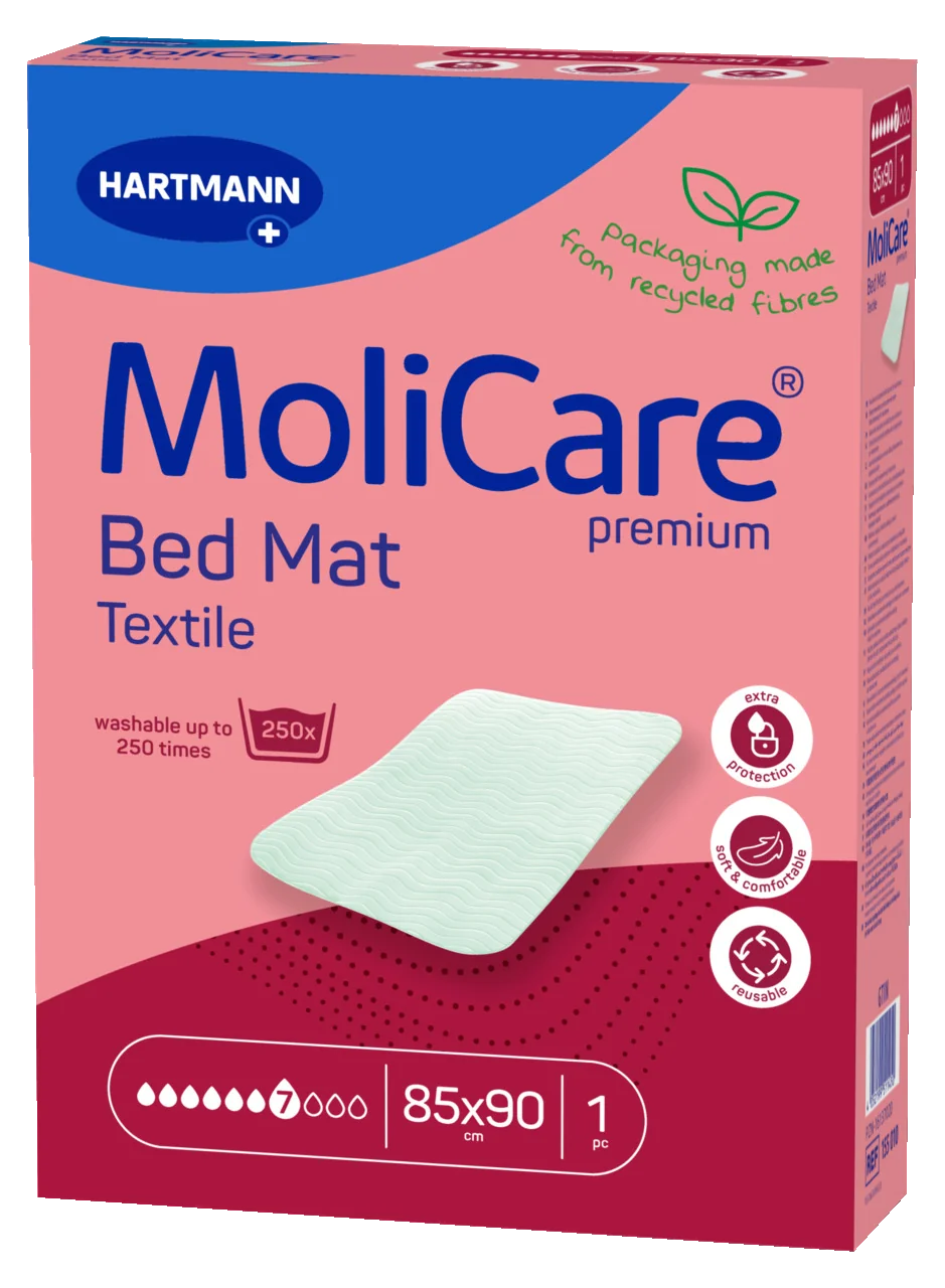 MOLICARE PREMIUM BED MAT TEXTILE 7KV. 85X90CM 1 ks