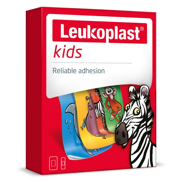 Leukoplast® kids náplasť na rany, 2 veľkosti, (inov.2020/2021) 1x12 ks