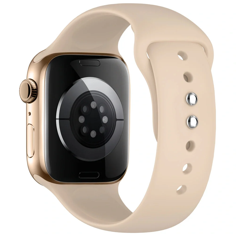 Tech-Protect Silicone remienok na Apple Watch (44 / 45 / 46 / 49mm), walnut