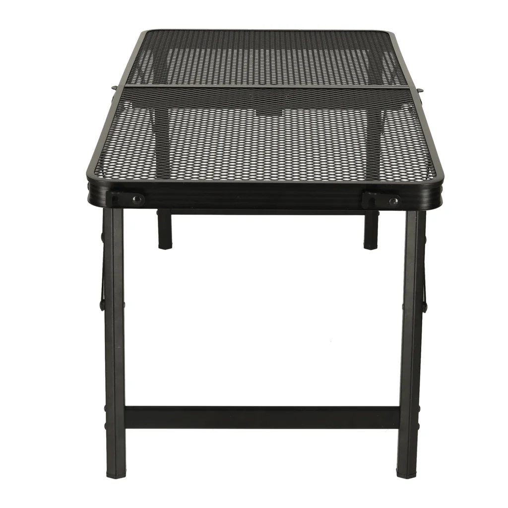 Skladací turistický stôl LUARO 80×40 cm výška 66/37 cm hliník
