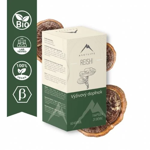 Hrotlife Reishi 1×60 cps, výživový doplnok