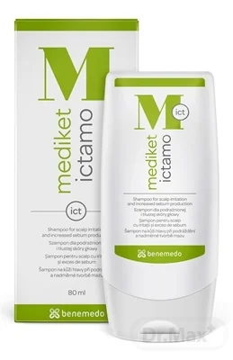 Mediket Ictamo šampón 1×80 ml, na problematickú pokožku hlavy