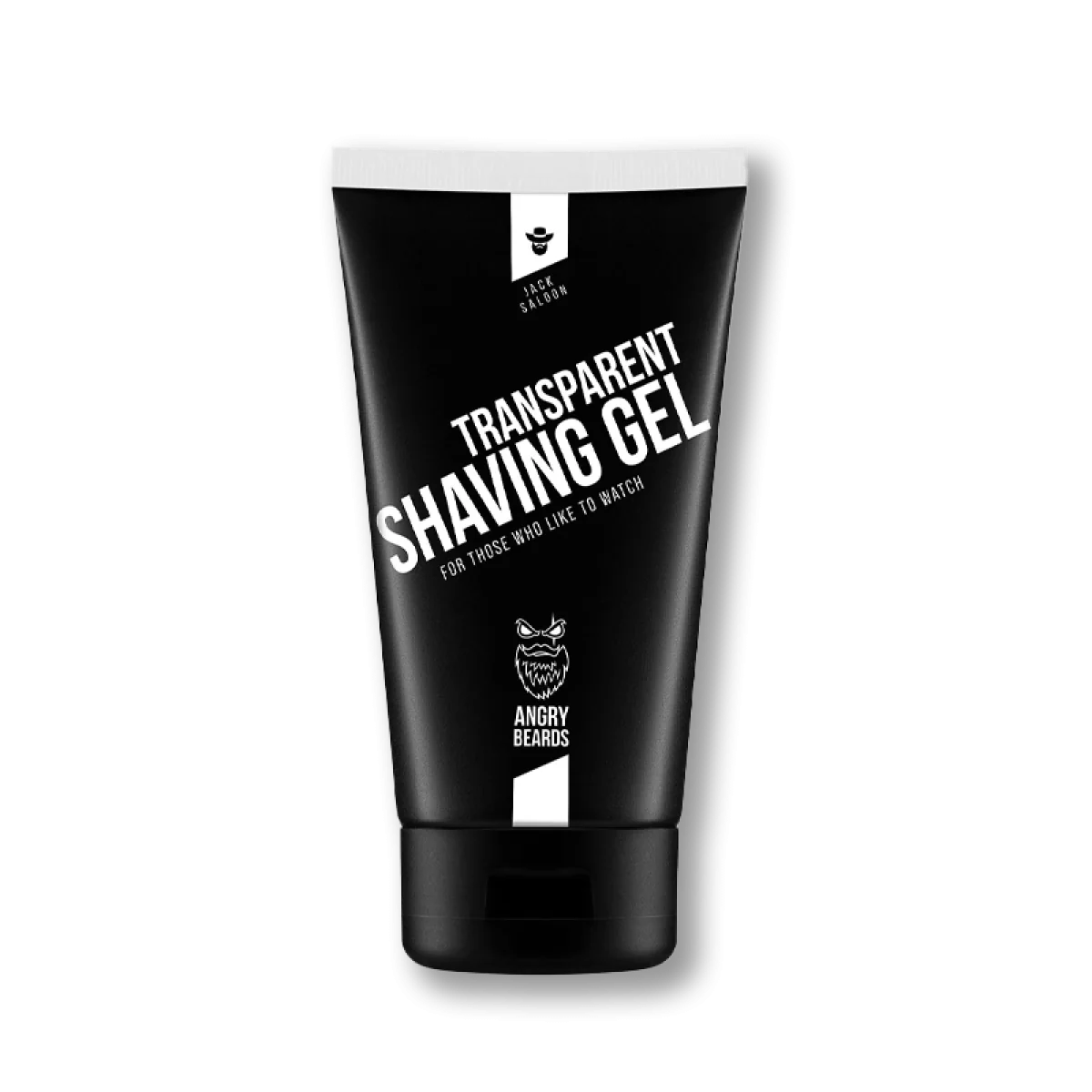 Transparentný  gél na holenie Angry Beards  Jack Saloon 150 ml